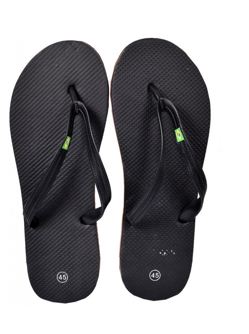 Tong Homme Mode Noir - Kiabi