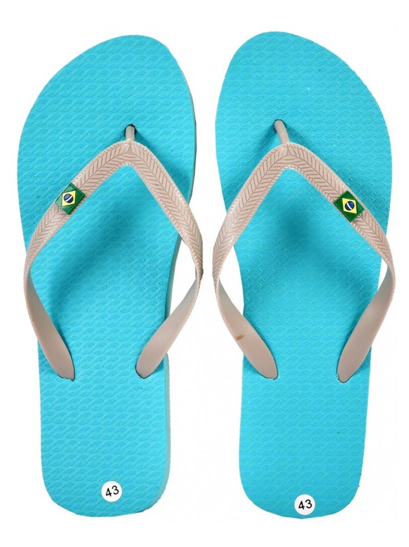 Tong Homme Mode Turquoise - Kiabi