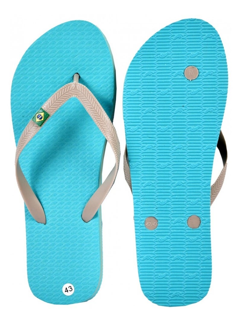 Tong Homme Mode Turquoise - Kiabi