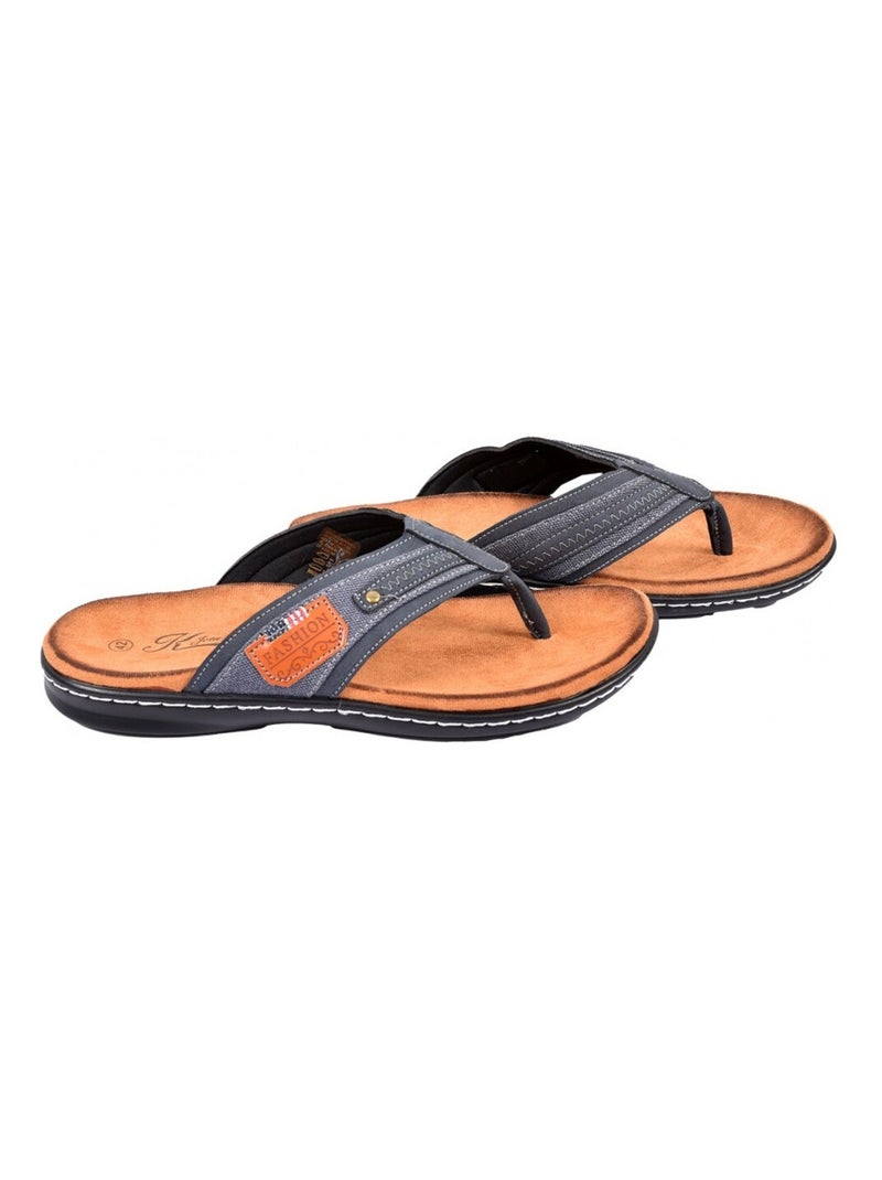 Tong Homme PREMIUM Bleu marine - Kiabi