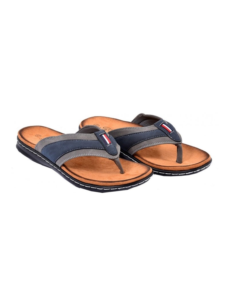 Tong Homme PREMIUM Bleu marine - Kiabi