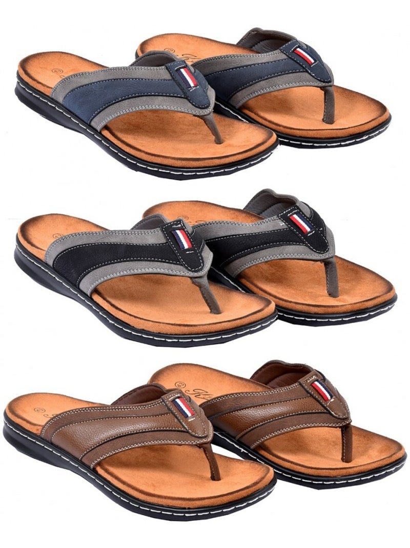 Tong Homme PREMIUM Bleu marine - Kiabi