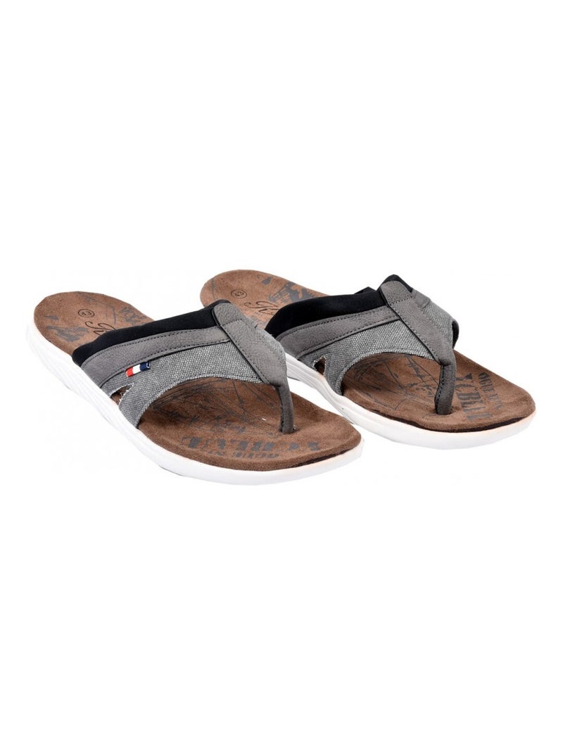 Tong Homme PREMIUM Gris - Kiabi