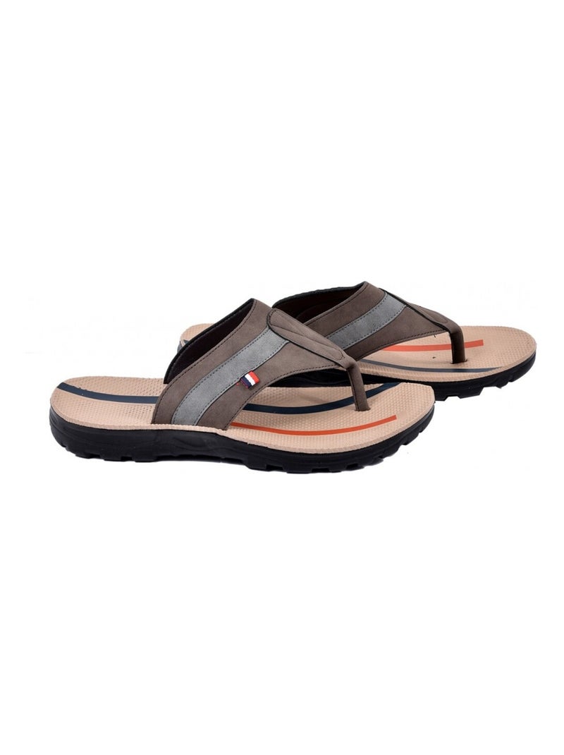 Tong Homme PREMIUM Marron - Kiabi