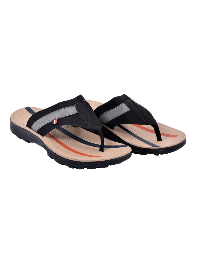 Tong Homme PREMIUM Noir - Kiabi