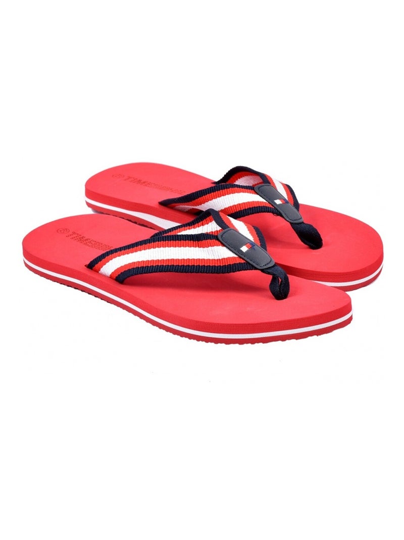 Tong Homme Rouge cerise - Kiabi