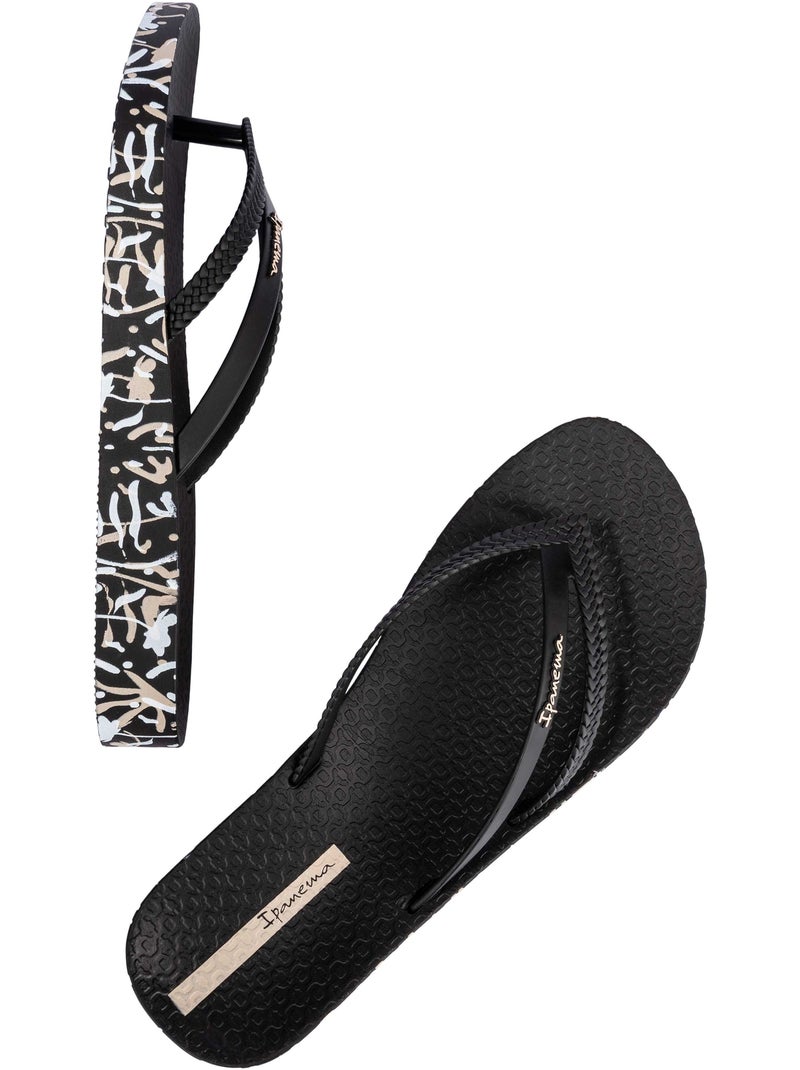 Tong Ipanema Bossa Soft Noir - Kiabi
