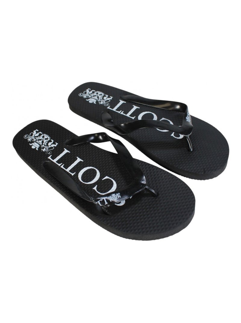 Tong Scott homme Noir Noir - Kiabi