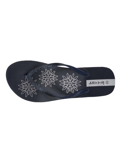 Tongs à talon de 4 cm, confortables et légères  Isotoner - Kiabi
