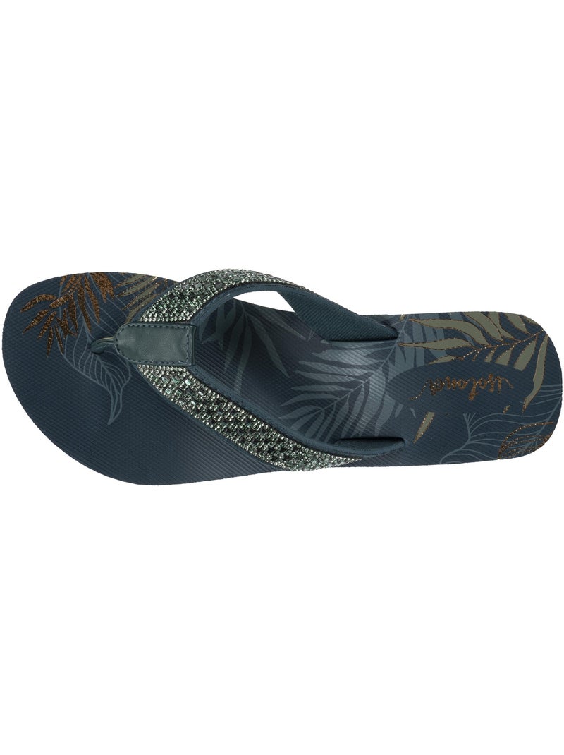 Tongs à talon de 4 cm, confortables et légères  Isotoner Vert clair - Kiabi