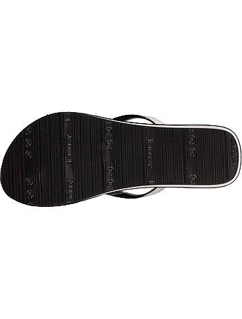Tongs à talon de 4 cm, ultra confortables isotoner