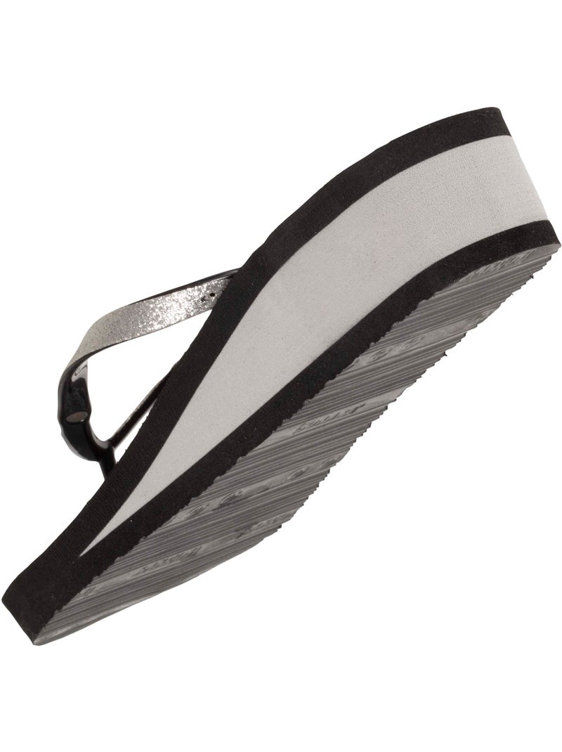 Tongs à talon de 4 cm, ultra confortables  isotoner Noir - Kiabi