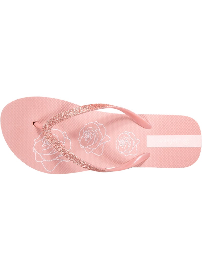 Tongs à talon de 4 cm, ultra confortables Rose - Kiabi