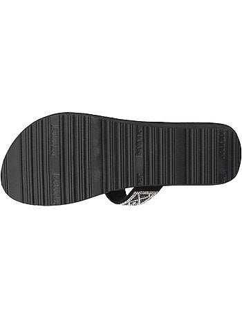 Tongs à talon de 4cm ultra confortables isotoner