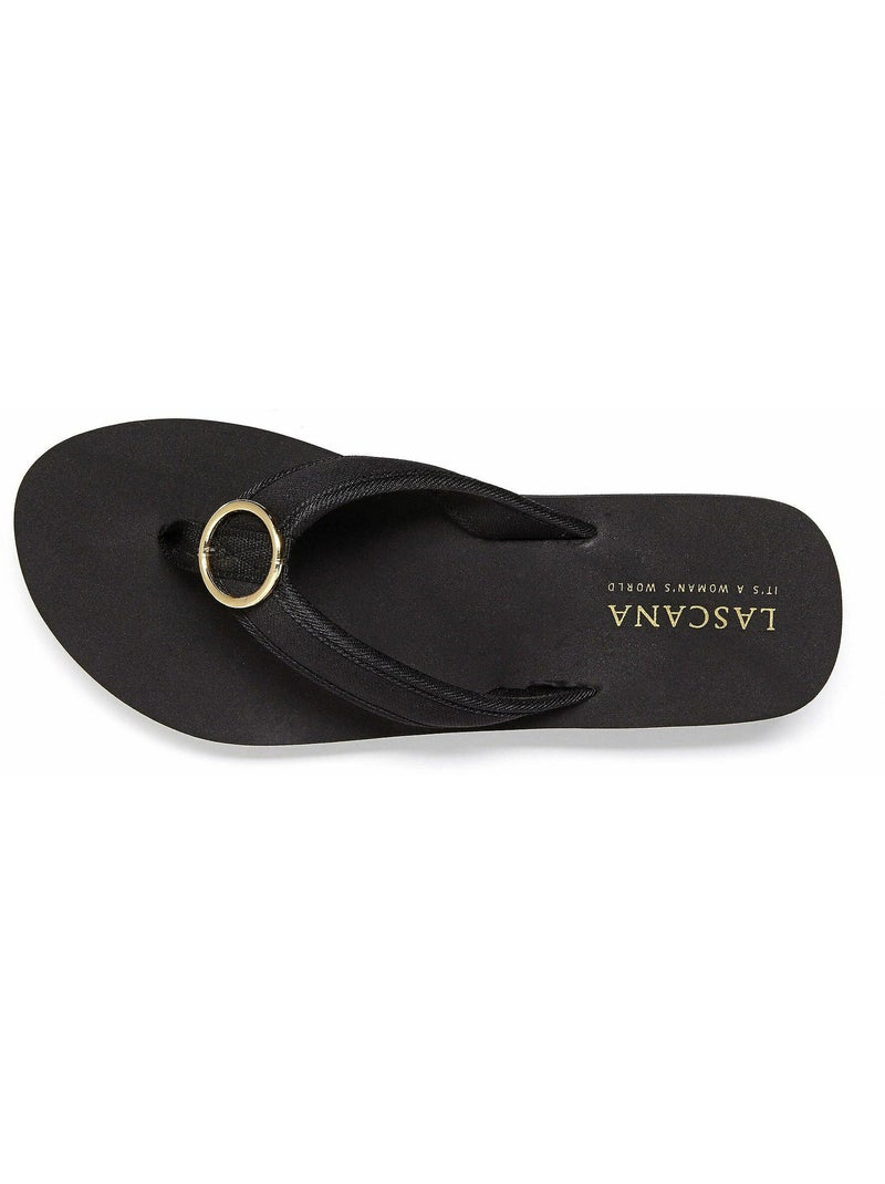 Tongs anneau Italy noir Noir - Kiabi