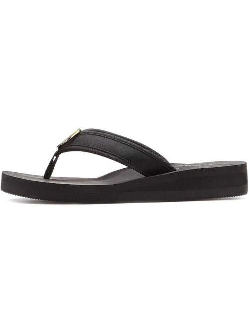 Tongs anneau Italy noir - Kiabi