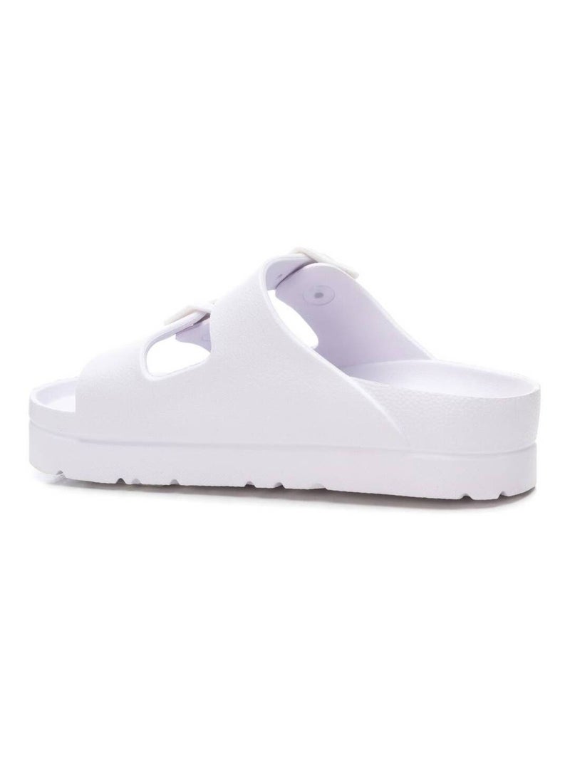 Tongs basses à enfiler Blanc - Kiabi