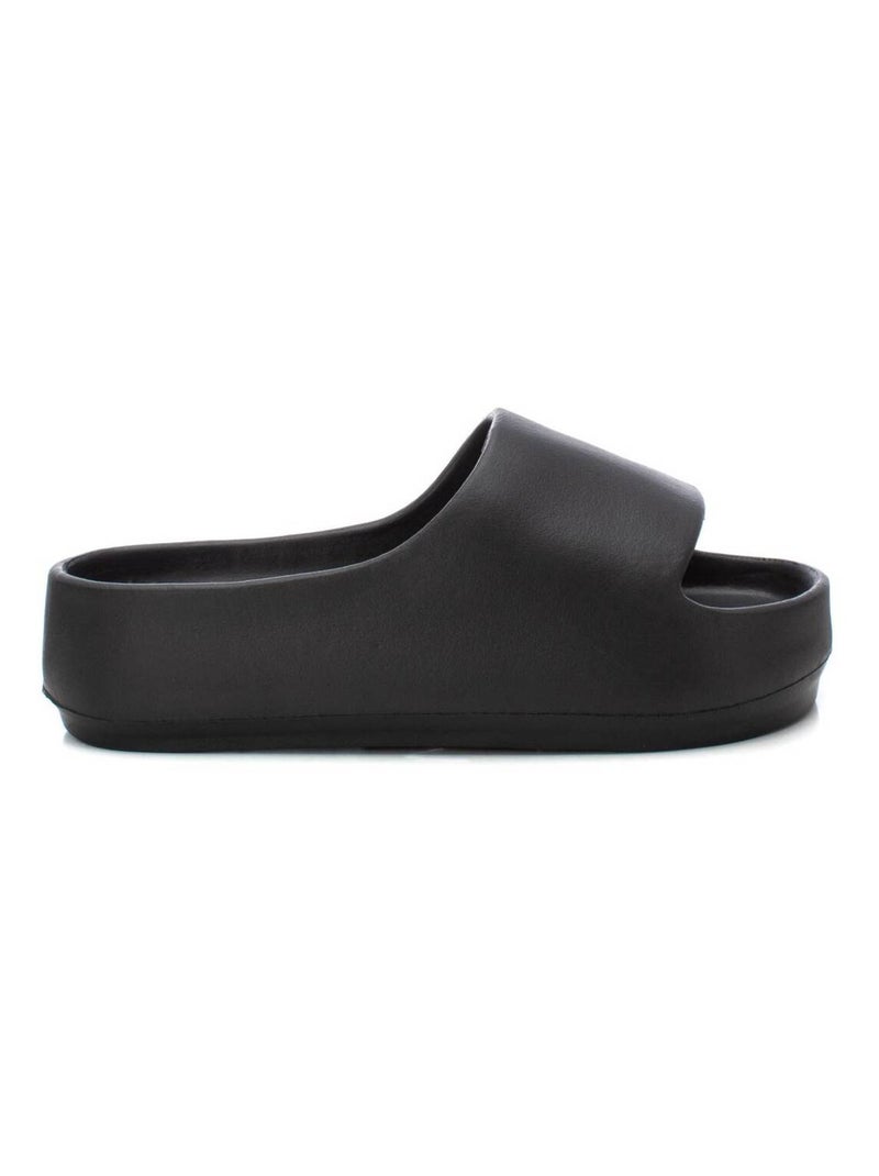 Tongs basses à enfiler Noir - Kiabi