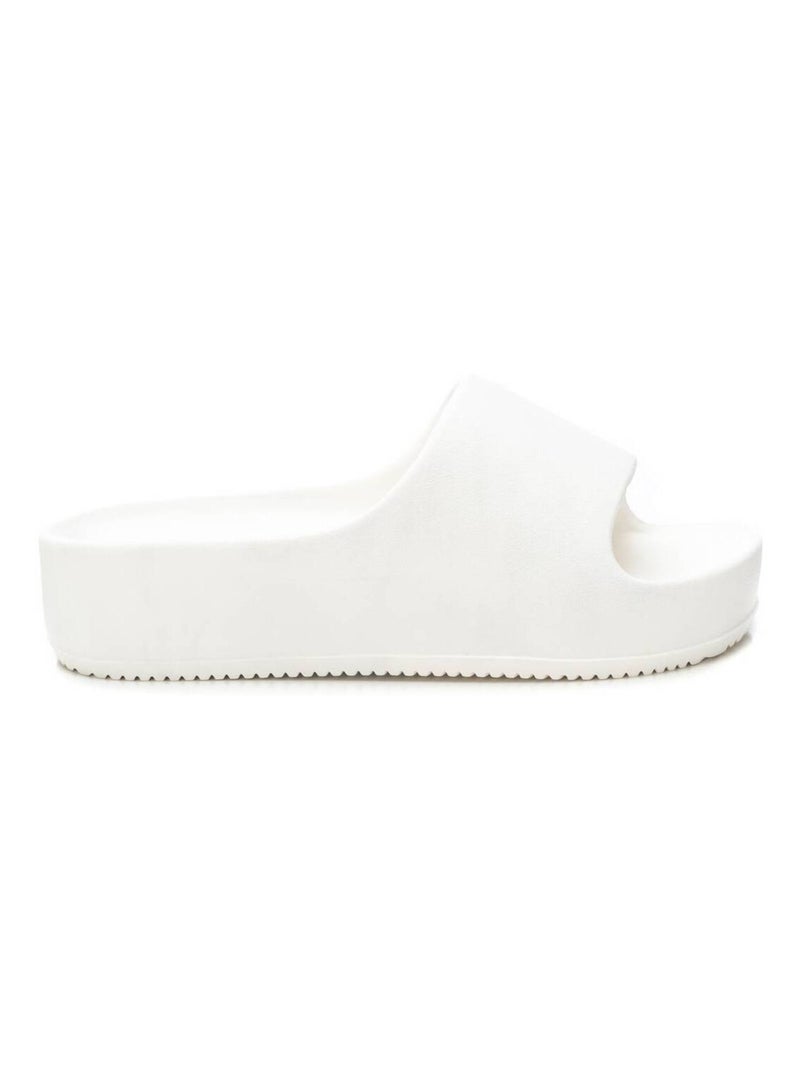 Tongs basses avec bride arrière Blanc - Kiabi