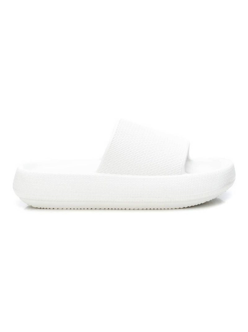 Tongs basses avec bride arrière Blanc - Kiabi