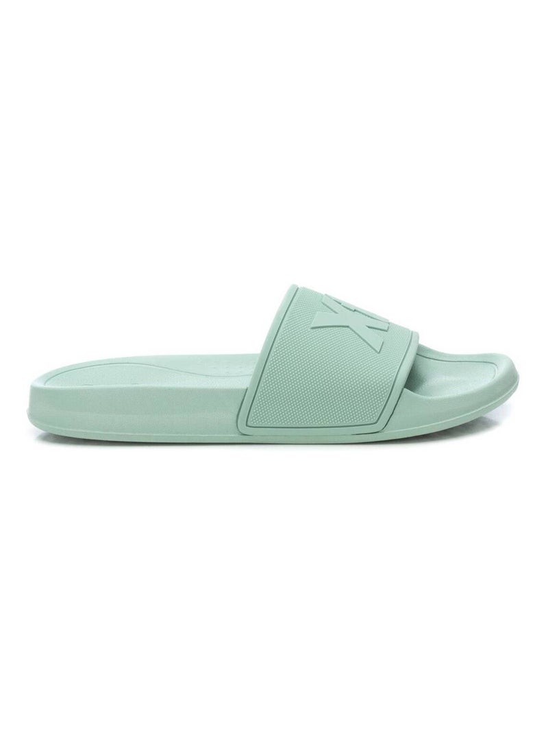 Tongs basses avec bride arrière Bleu azur - Kiabi