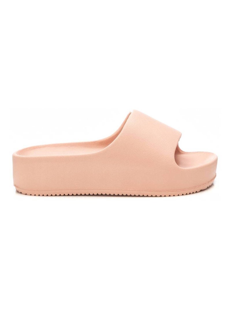 Tongs basses avec bride arrière Crème - Kiabi