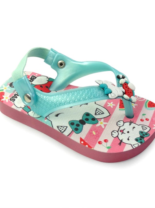 Tongs Brasileras pour bébés avec semelle en gomme - Kiabi