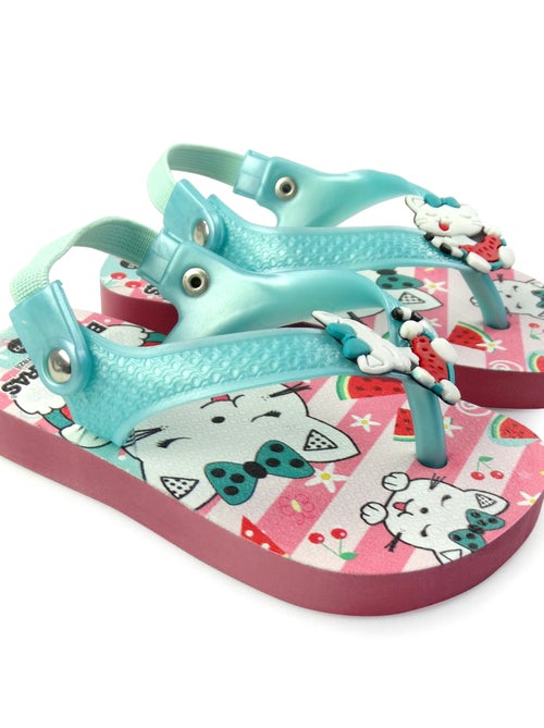 Tongs Brasileras pour bébés avec semelle en gomme - Kiabi