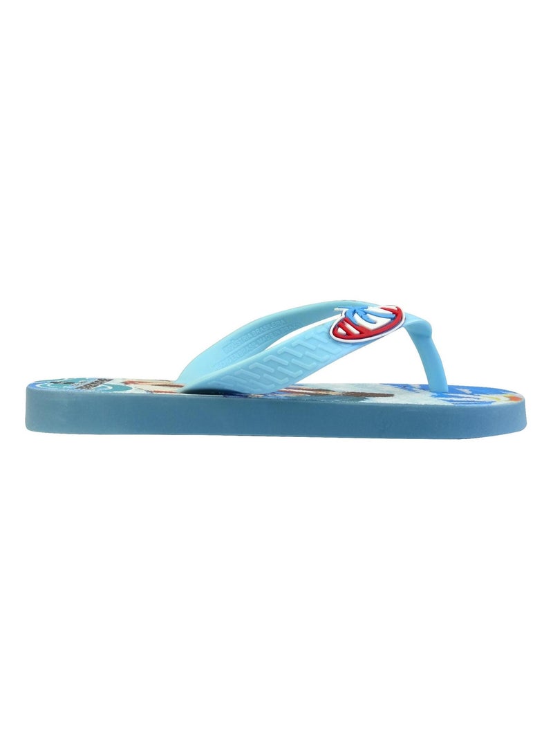 Tongs Brasileras pour enfants avec semelle en gomme Bleu clair - Kiabi
