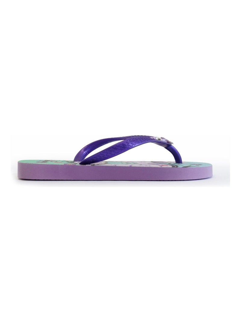 Tongs Brasileras pour enfants avec semelle en gomme Mauve lilas - Kiabi