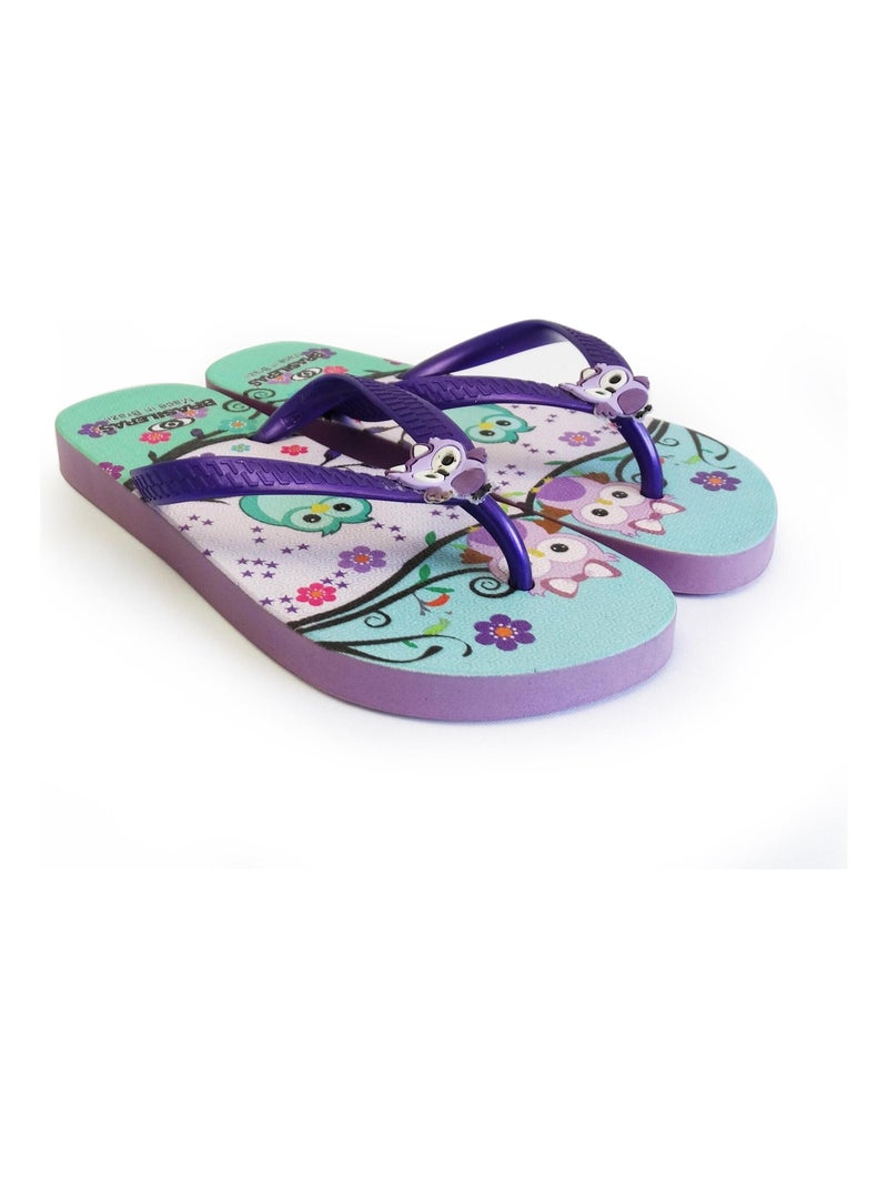 Tongs Brasileras pour enfants avec semelle en gomme Mauve lilas - Kiabi