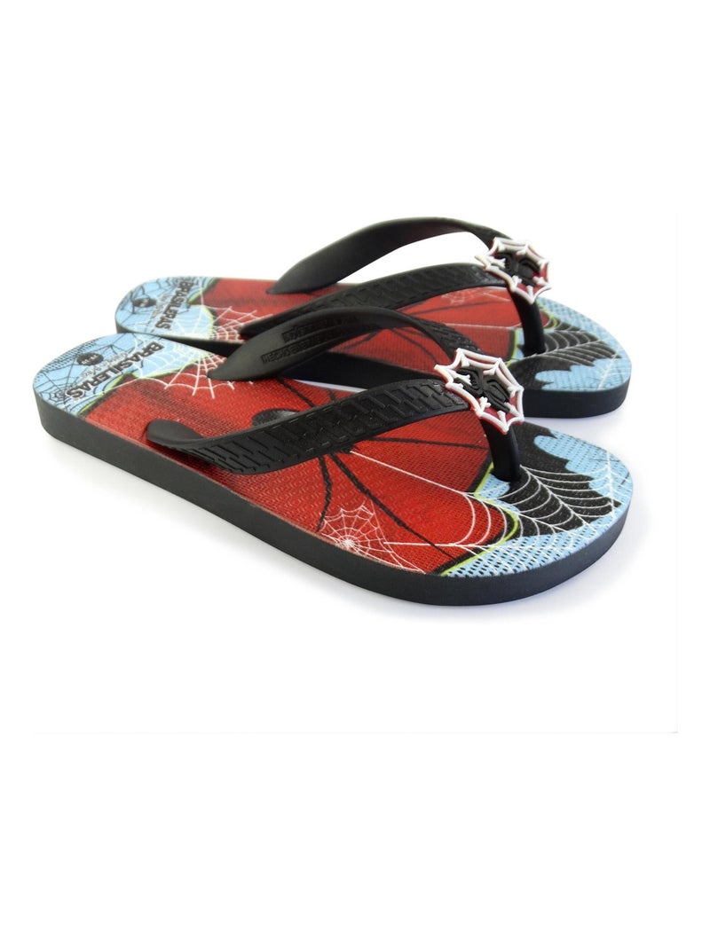 Tongs Brasileras pour enfants avec semelle en gomme Noir - Kiabi