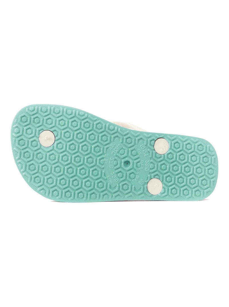 Tongs Brasileras pour enfants avec semelle en gomme Vert d'eau - Kiabi