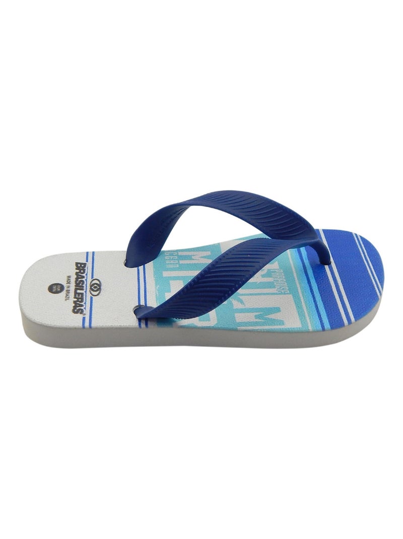 Tongs Brasileras pour enfants Brasileras semelle en gomme Bleu - Kiabi