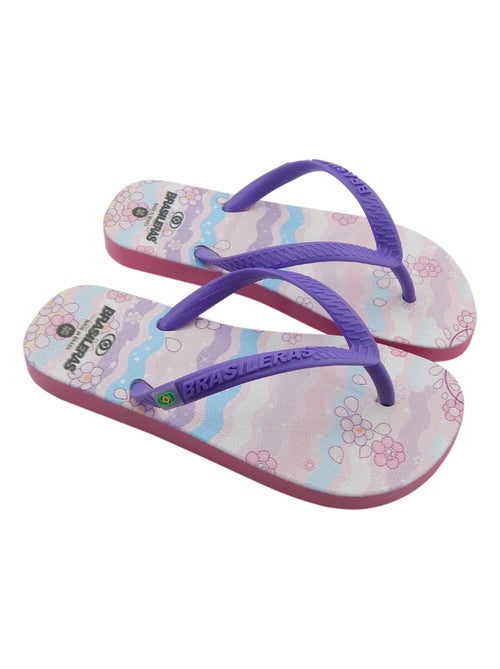 Tongs Brasileras pour enfants Brasileras semelle en gomme - Kiabi