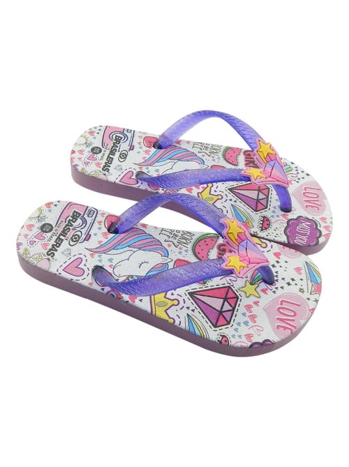 Tongs Brasileras pour enfants Brasileras semelle en gomme - Kiabi