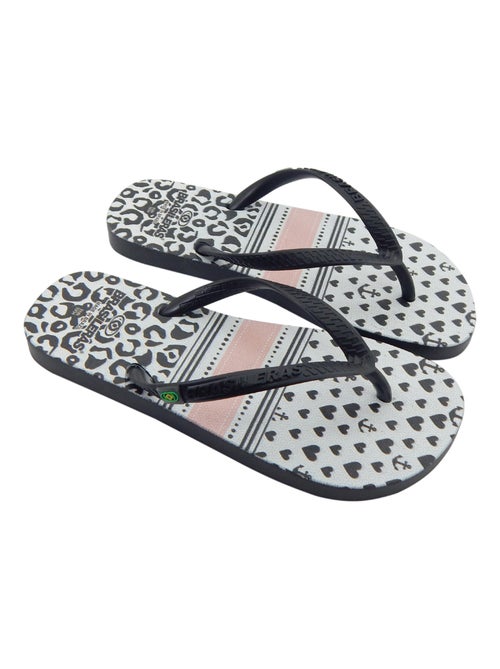 Tongs Brasileras pour enfants semelles en gomme - Kiabi