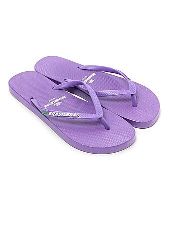 Tongs Brasileras pour femme avec semelle en gomme antidérapante