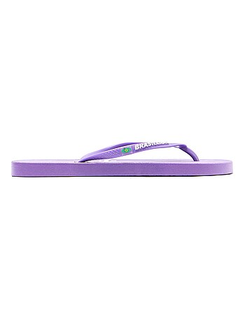 Tongs Brasileras pour femme avec semelle en gomme antidérapante