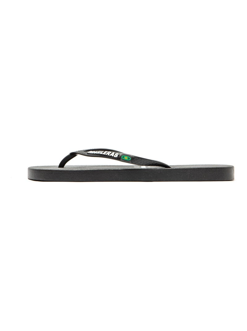 Tongs Brasileras pour femme avec semelle en gomme antidérapante Noir - Kiabi
