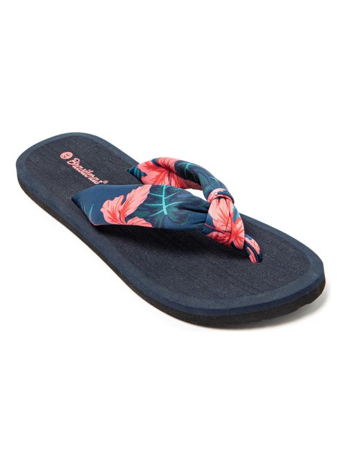 Tongs Brasileras pour femme avec semelle en gomme antidérapante - Kiabi