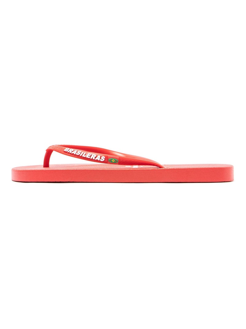 Tongs Brasileras pour femme avec semelle en gomme antidérapante Rouge - Kiabi