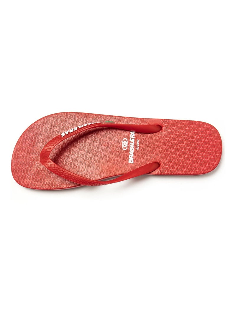 Tongs Brasileras pour femme avec semelle en gomme antidérapante Rouge - Kiabi