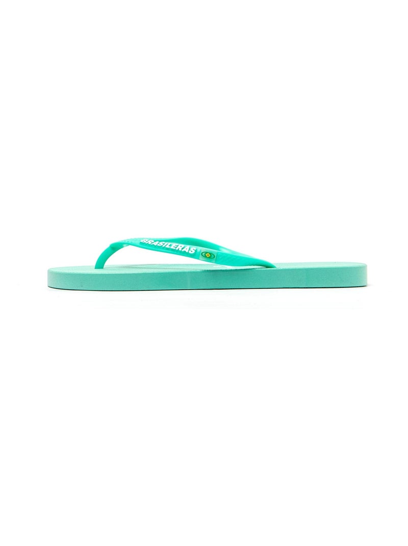 Tongs Brasileras pour femme avec semelle en gomme antidérapante Vert clair - Kiabi