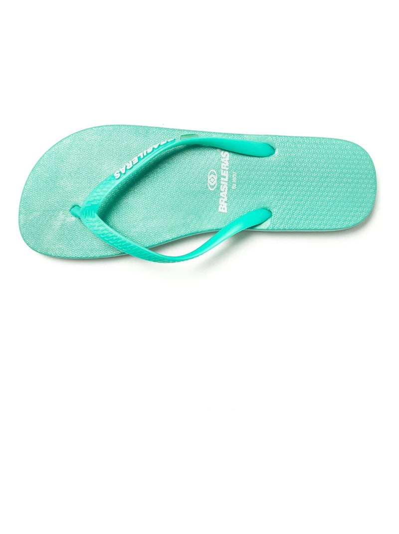 Tongs Brasileras pour femme avec semelle en gomme antidérapante Vert clair - Kiabi