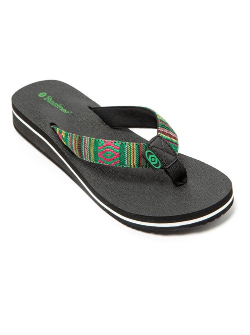 Tongs Brasileras pour femme avec semelle en gomme antidérapante - Kiabi