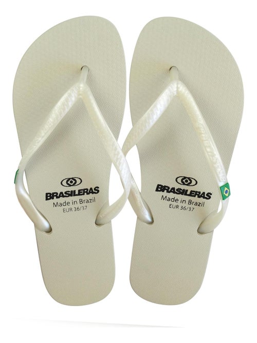 Tongs Brasileras pour femme avec semelle en gomme - Kiabi