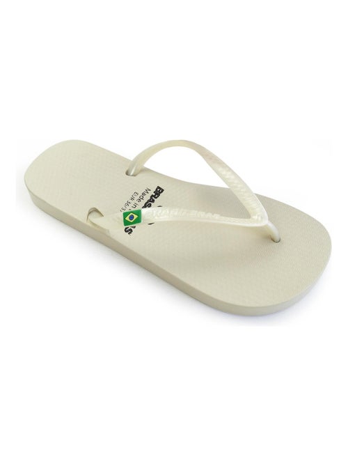 Tongs Brasileras pour femme avec semelle en gomme - Kiabi