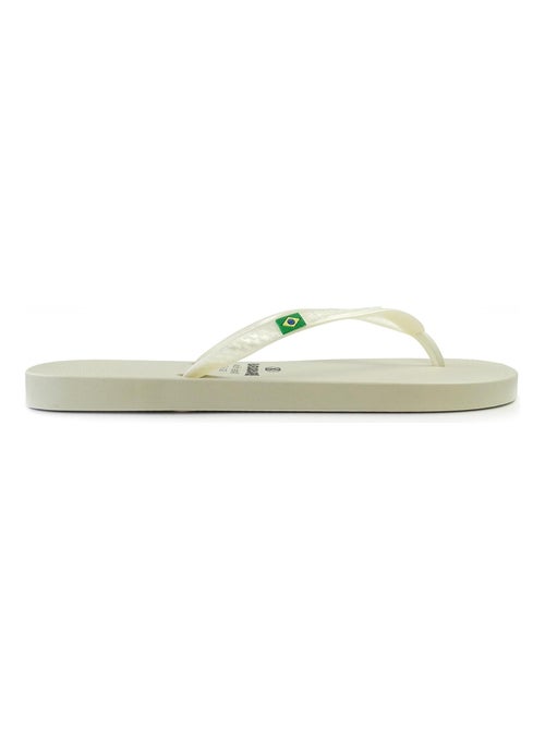 Tongs Brasileras pour femme avec semelle en gomme - Kiabi