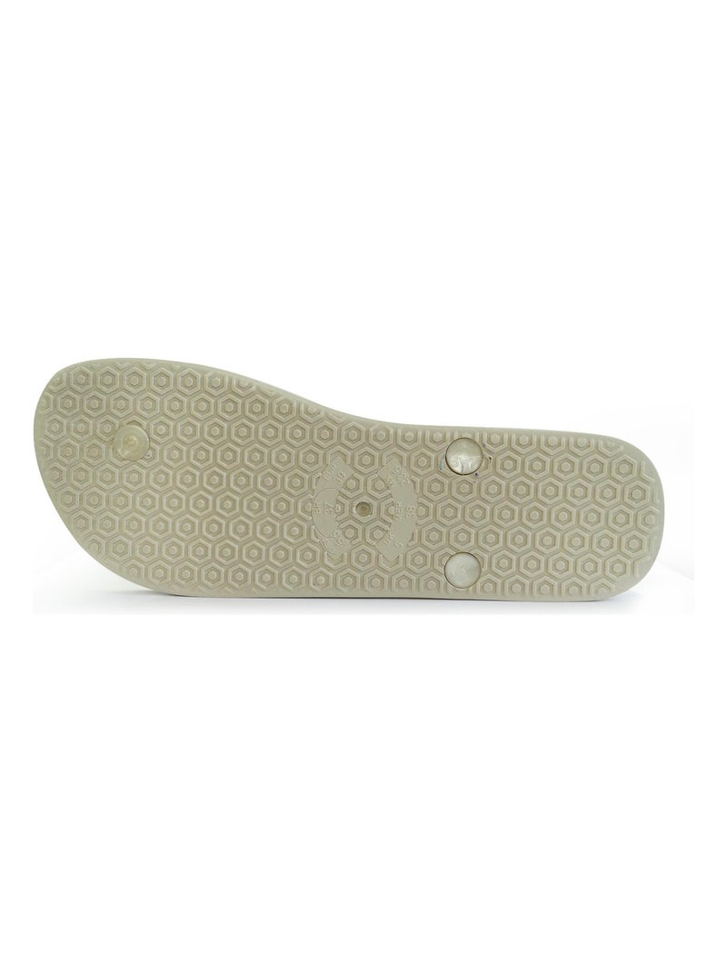 Tongs Brasileras pour femme avec semelle en gomme Argenté - Kiabi
